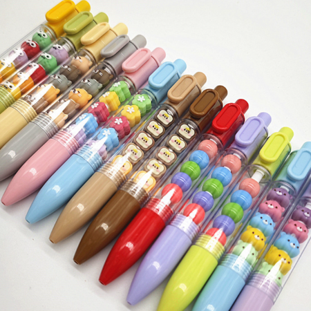 客製化卡通串串中性筆禮品