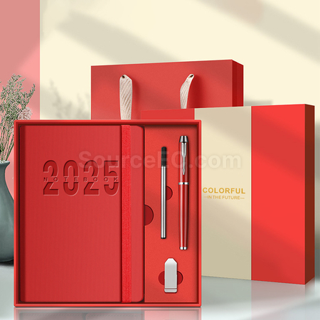 客製化2025客製化工商日誌套裝禮品