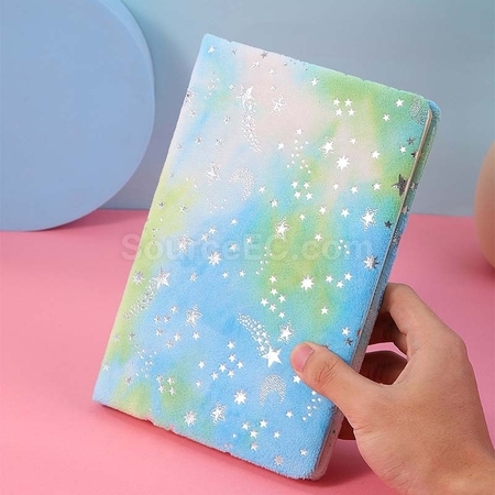客製化毛絨精裝本A5筆記本禮品