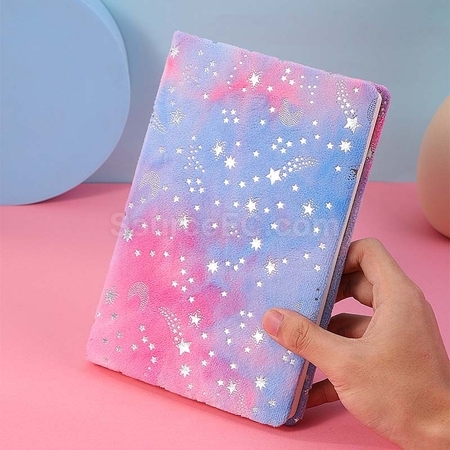 客製化毛絨精裝本A5筆記本禮品