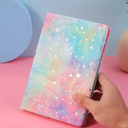 客製化毛絨精裝本A5筆記本禮品