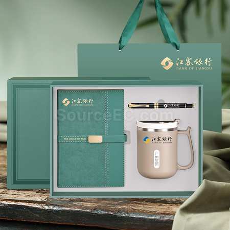 客製化活頁工商日誌筆記本咖啡杯禮品套裝禮品
