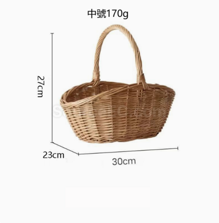 客製化手工編織手提籃禮品