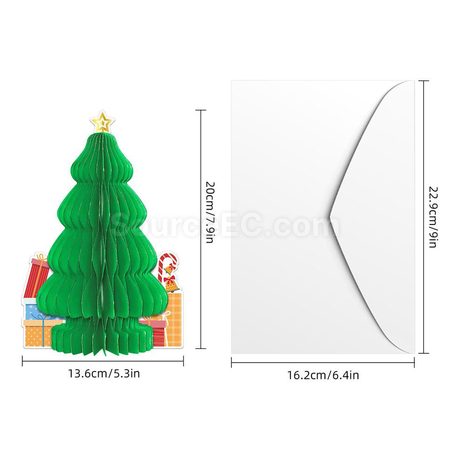 客製化聖誕節立體祝福卡禮品