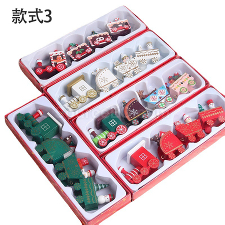 客製化聖誕小火車桌面擺件禮品