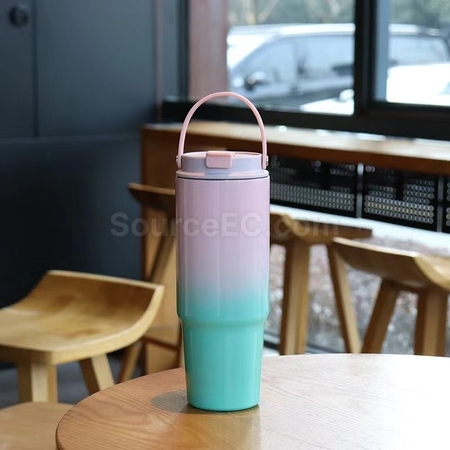 客製化漸變不銹鋼保溫杯禮品