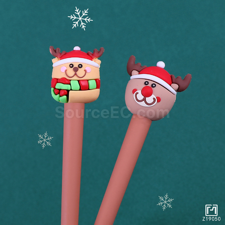 客製化卡通聖誕筆禮品