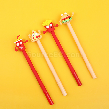 客製化可愛美食中性筆禮品