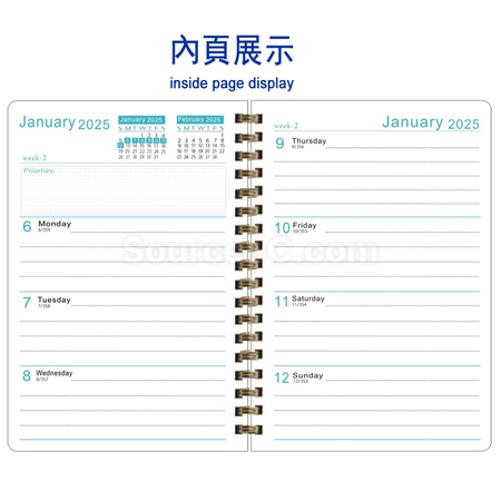 客製化日程記事筆記本禮品