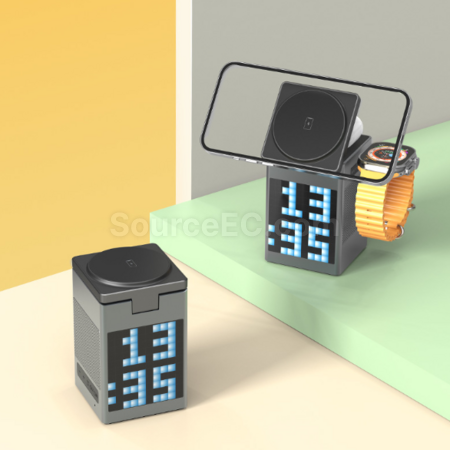 客製化多功能六合一磁吸無線移動電源禮品