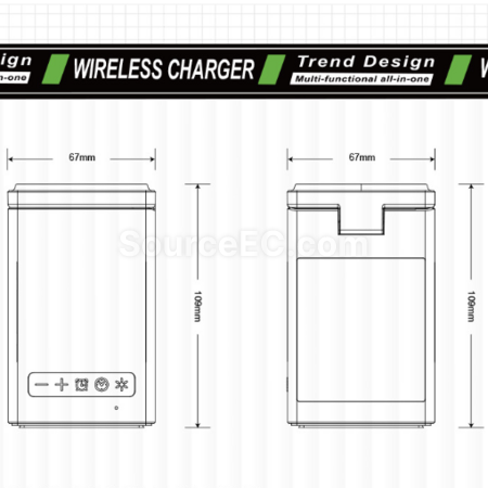 客製化多功能六合一磁吸無線移動電源禮品