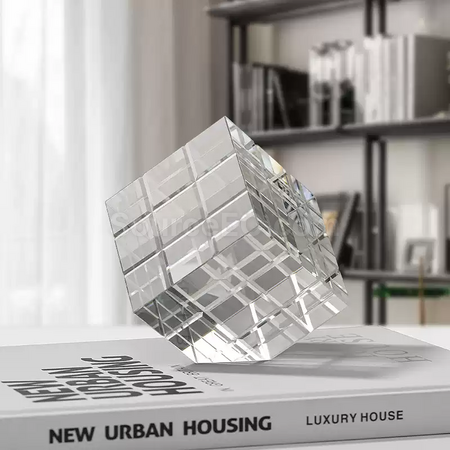 客製化魔方水晶獎座禮品