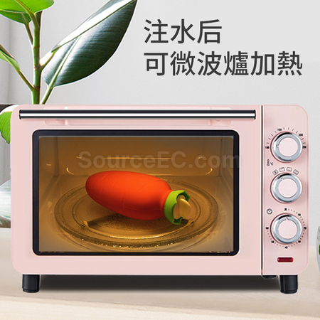 客製化客製化胡蘿蔔矽膠暖水袋禮品