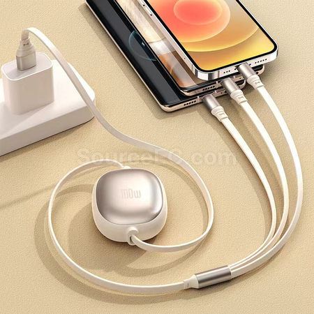 客製化三合一伸縮快充數據線禮品