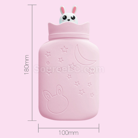 客製化客製化兔子矽膠暖水袋禮品
