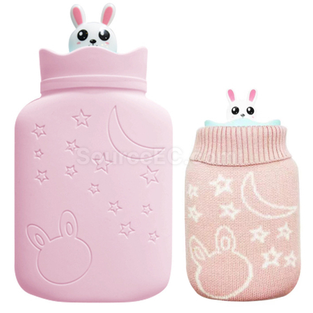 客製化客製化兔子矽膠暖水袋禮品