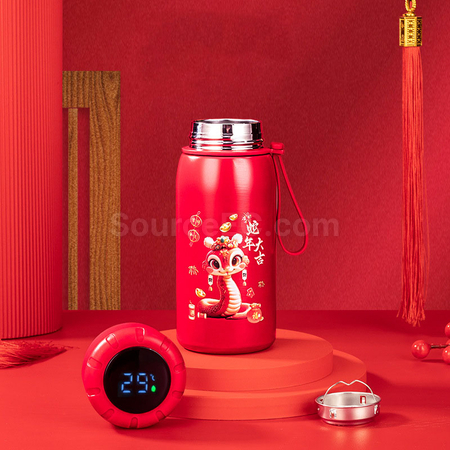 客製化蛇年大吉保溫杯禮品