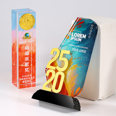 客製化2025水晶獎座禮品