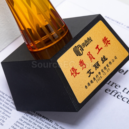 客製化星星水晶獎座禮品