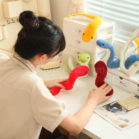 客製化生肖蛇毛絨玩具禮品