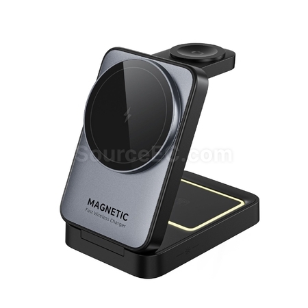 客製化折疊磁吸三合一無線充禮品