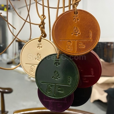 客製化牛皮平安掛件禮品