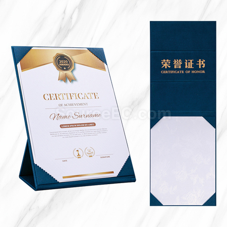 客製化A4證書套禮品