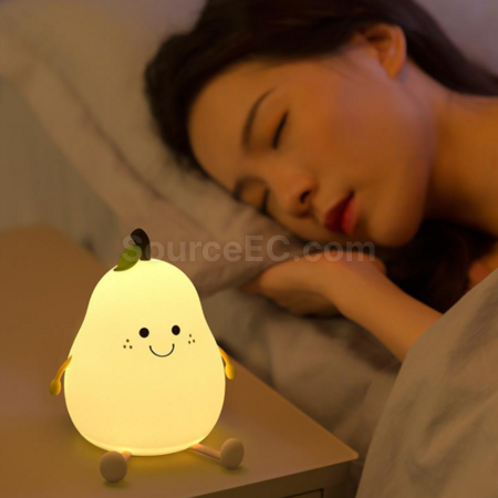 客製化梨形小夜燈/拍拍燈禮品