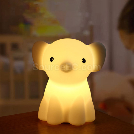 客製化小象小夜燈/拍拍燈禮品