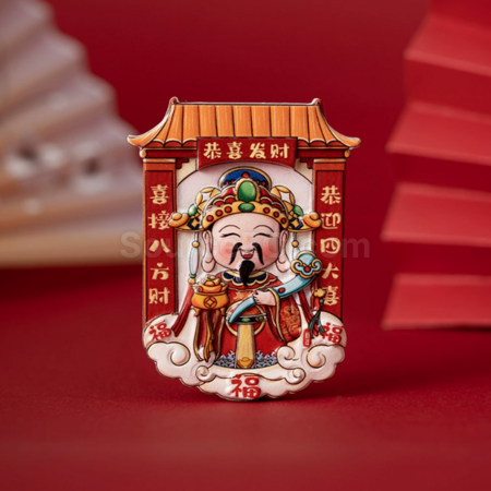 客製化財神爺冰箱貼禮品