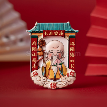 客製化財神爺冰箱貼禮品