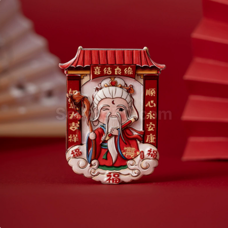 客製化財神爺冰箱貼禮品