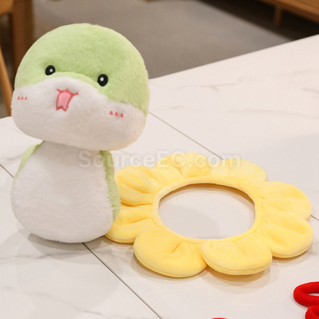 客製化太陽花蛇寶寶公仔禮品