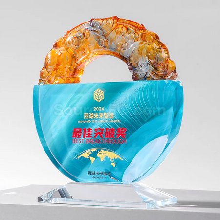 客製化琉璃水晶獎座禮品