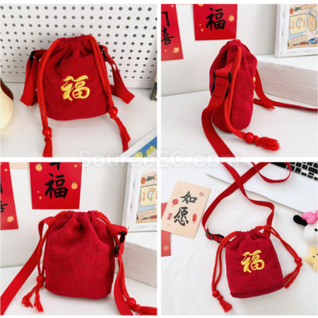 客製化春節福袋斜挎包禮品