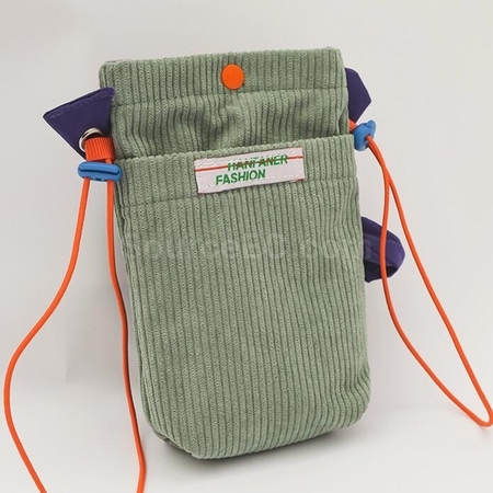 客製化燈芯絨斜挎包禮品