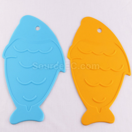 客製化魚形矽膠餐墊禮品