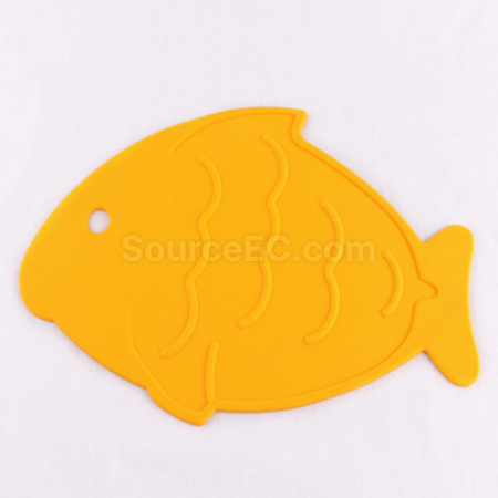 客製化魚形矽膠餐墊禮品