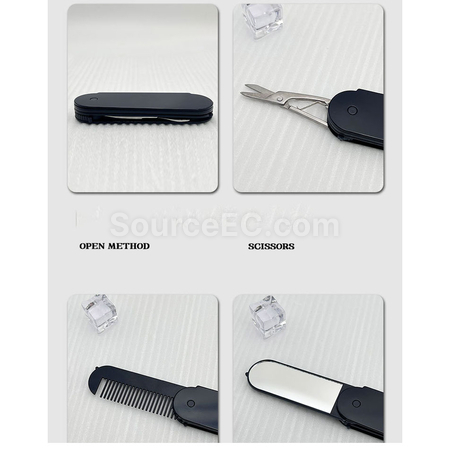 客製化三合一折疊梳鏡剪刀禮品