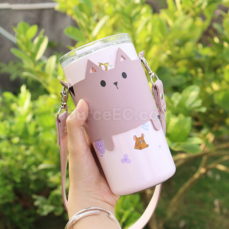 客製化貓咪可調式飲料杯套禮品