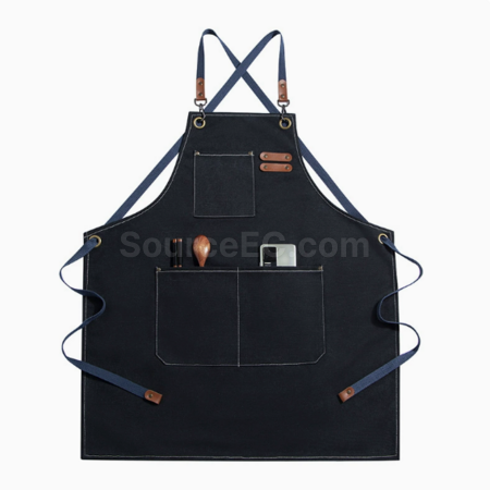 客製化交叉系帶牛仔圍裙禮品