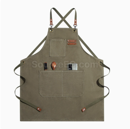 客製化交叉系帶牛仔圍裙禮品