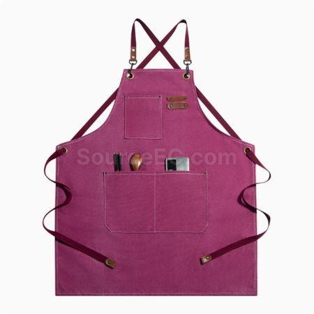 客製化交叉系帶牛仔圍裙禮品