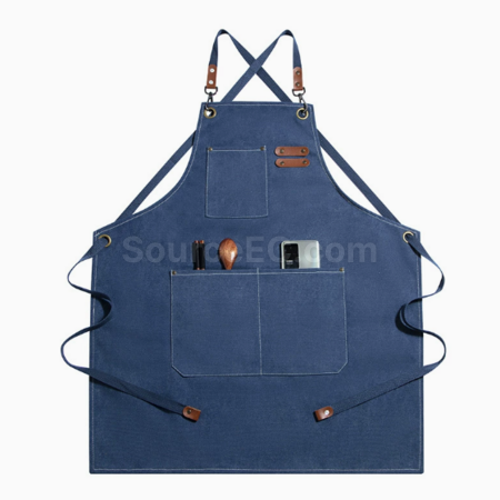 客製化交叉系帶牛仔圍裙禮品