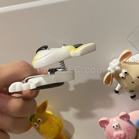 客製化可愛動物彈簧搖頭冰箱貼禮品