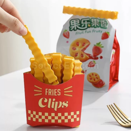 客製化薯條造型封口夾禮品