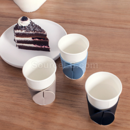 客製化北歐 ins 皮革奶茶杯套禮品
