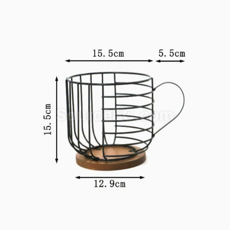 客製化附蓋鐵藝收納籃禮品