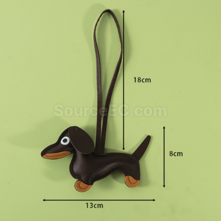 客製化小狗小貓皮製掛件禮品