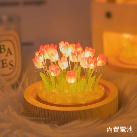 客製化鬱金香小夜燈禮品